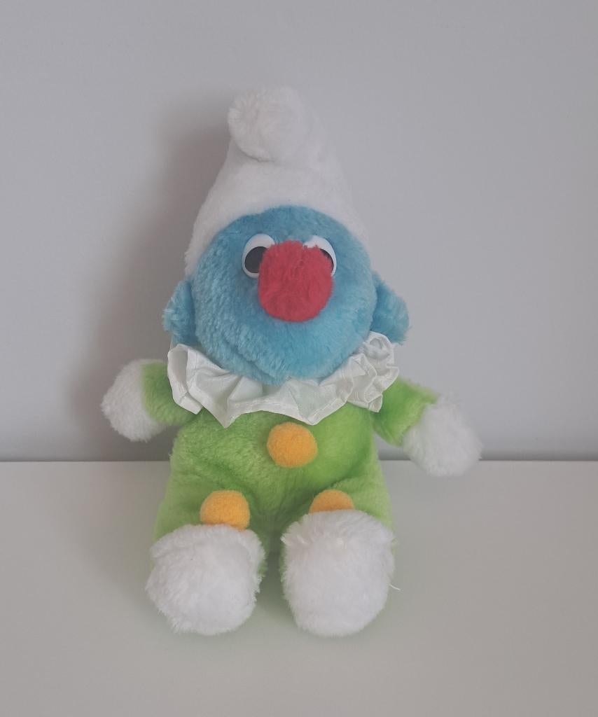 De Smurfen - vintage knuffel - Peyo 1984, Ophalen of Verzenden, Gebruikt, Overige Smurfen, Poppetje, Figuurtje of Knuffel