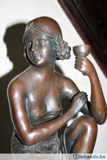 Brons, Statue, Art deco, Brons, Enlèvement