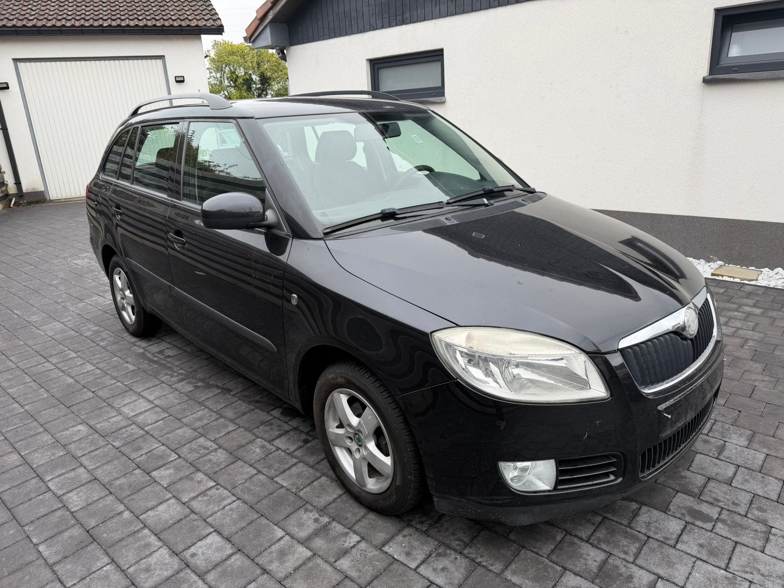 Skoda fabia break 1.4 TDI, Auto's, Voorwielaandrijving, Bluetooth, Zwart, Zwart