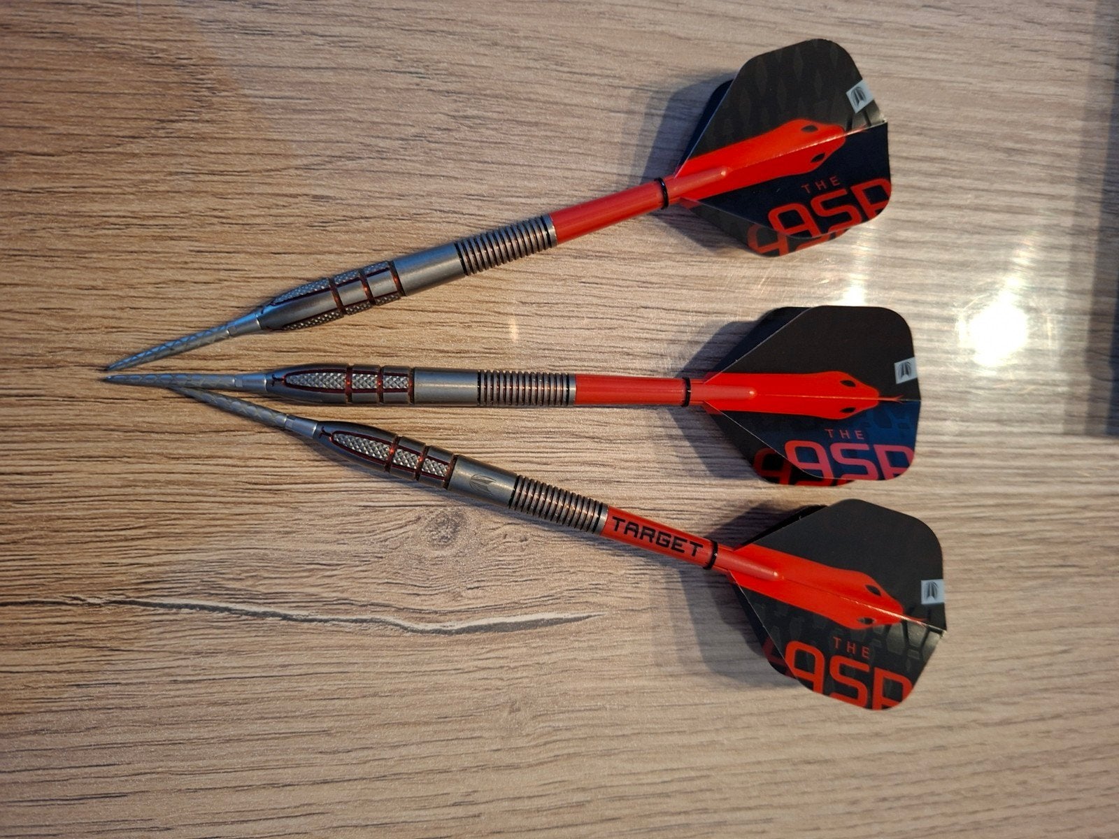 nathan aspinal darts 26G, Sport en Fitness, Ophalen, Zo goed als nieuw, Pijlen