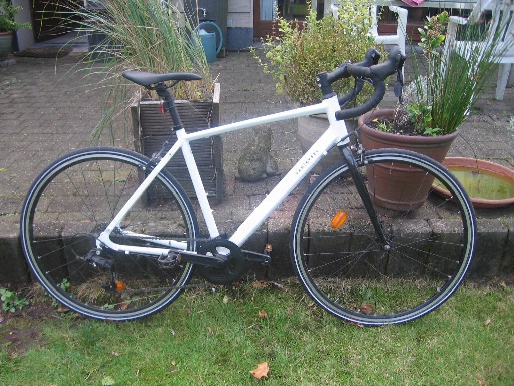28 inch van rysel koersfiets met dubbele rem kader 48, Fietsen en Brommers, Gebruikt, Aluminium, Minder dan 49 cm, Ophalen
