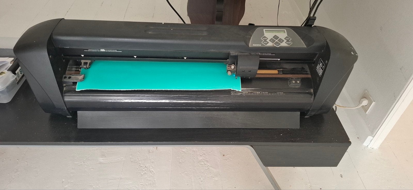 Summa snijplotter d60., Ophalen