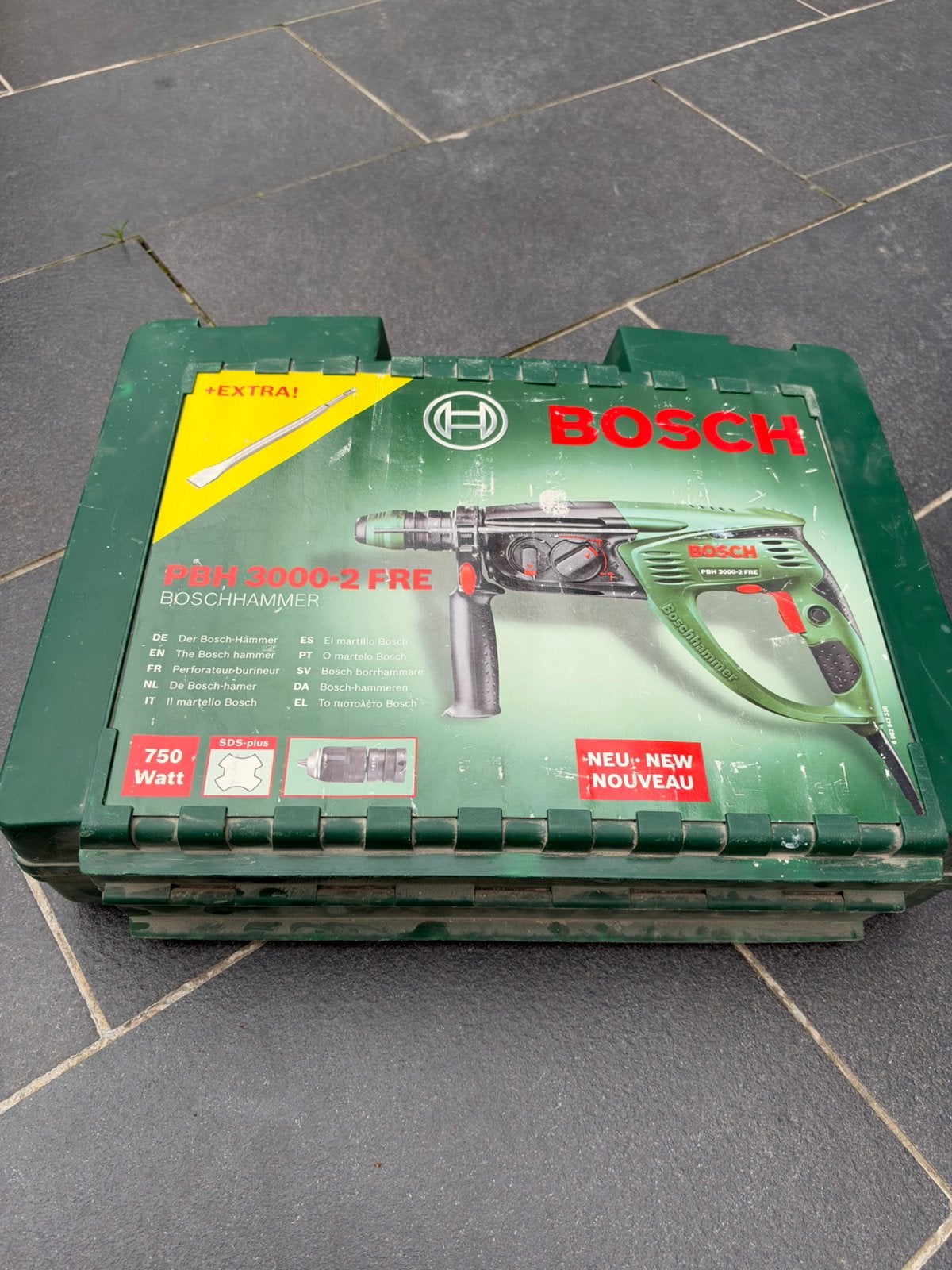 Bosch PBH 3000-2 FRE boorhamer, Ophalen, Gebruikt, 600 watt of meer, Boor- en/of Breekhamer