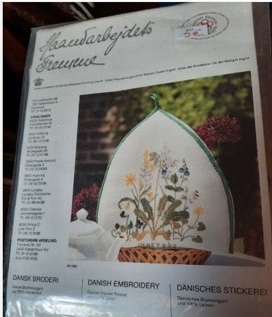 Motif de broderie danoise - avec tous les fils, Enlèvement ou Envoi, Comme neuf, Broderies à la main, Patron