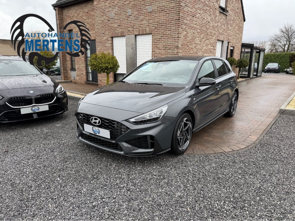 Hyundai i30 HB 1.5 T-GDi MHEV 140PK N-Line DCT NIEUW 0KM, Euro 6, Entreprise, Noir, 5 portes