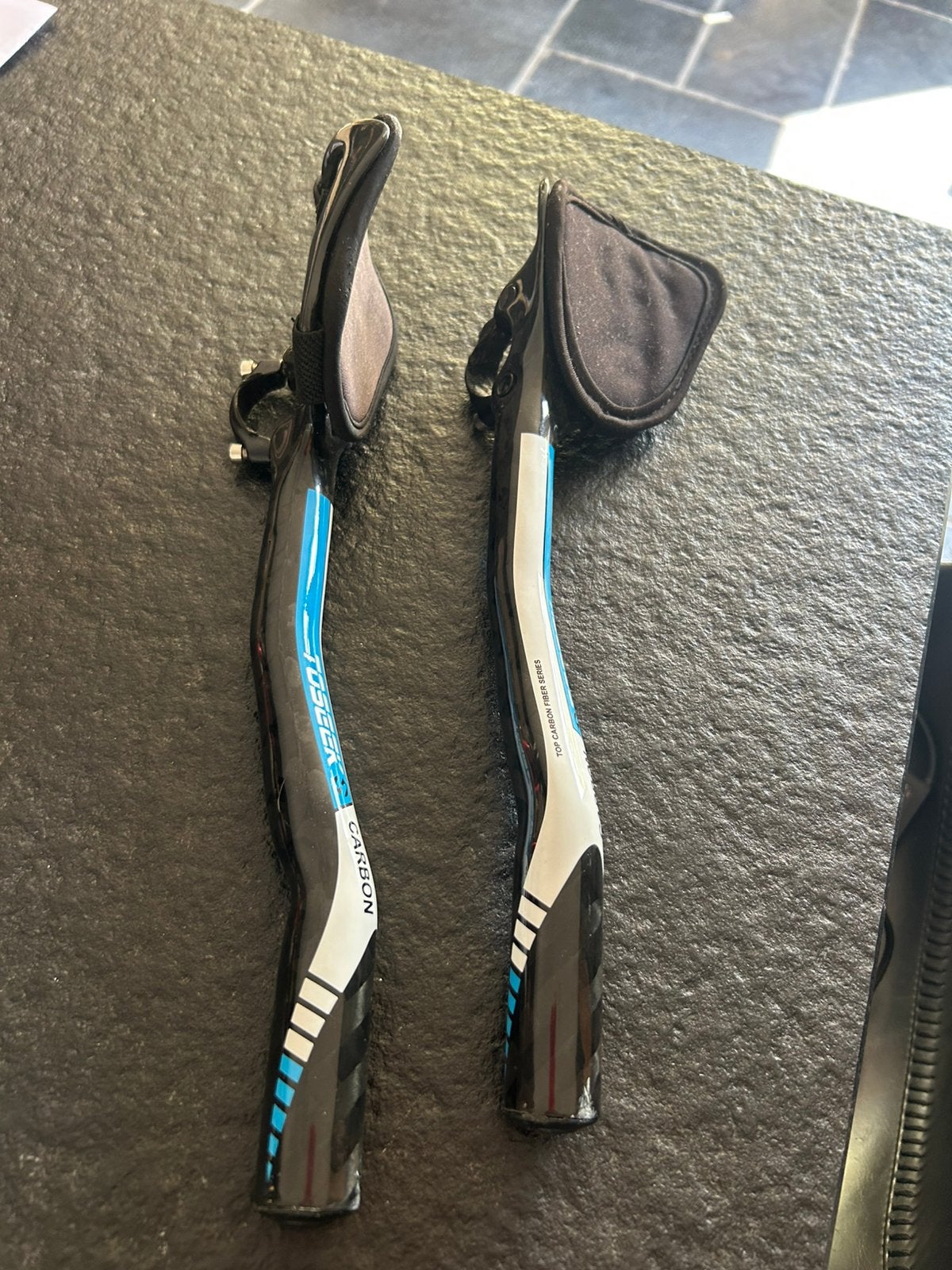 Carbon triatlon opzet stukken, Ophalen, Stuur, Carbon