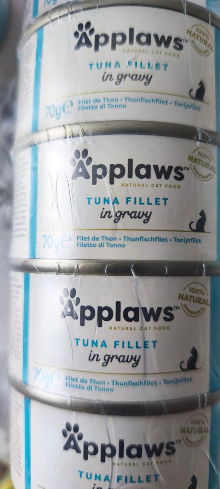 Nourriture pour chat Applaws, Ophalen