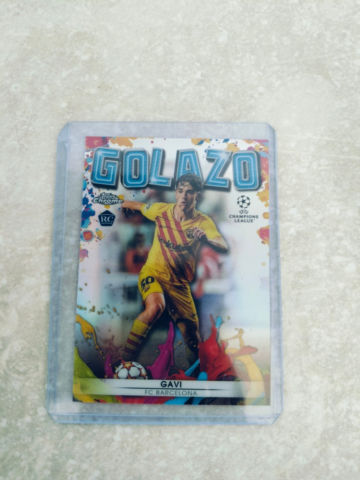 topps Chrome CL  Golazo Gavi Barcelona, Ophalen of Verzenden