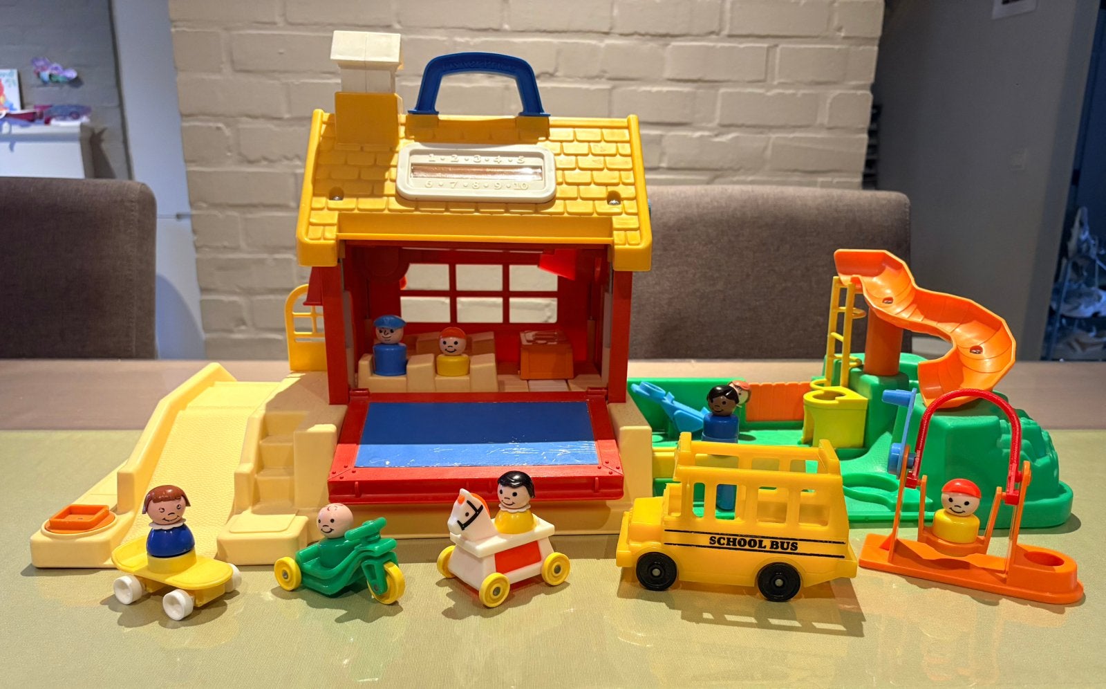 Fisher Price school, Ophalen of Verzenden, Gebruikt, Speelset