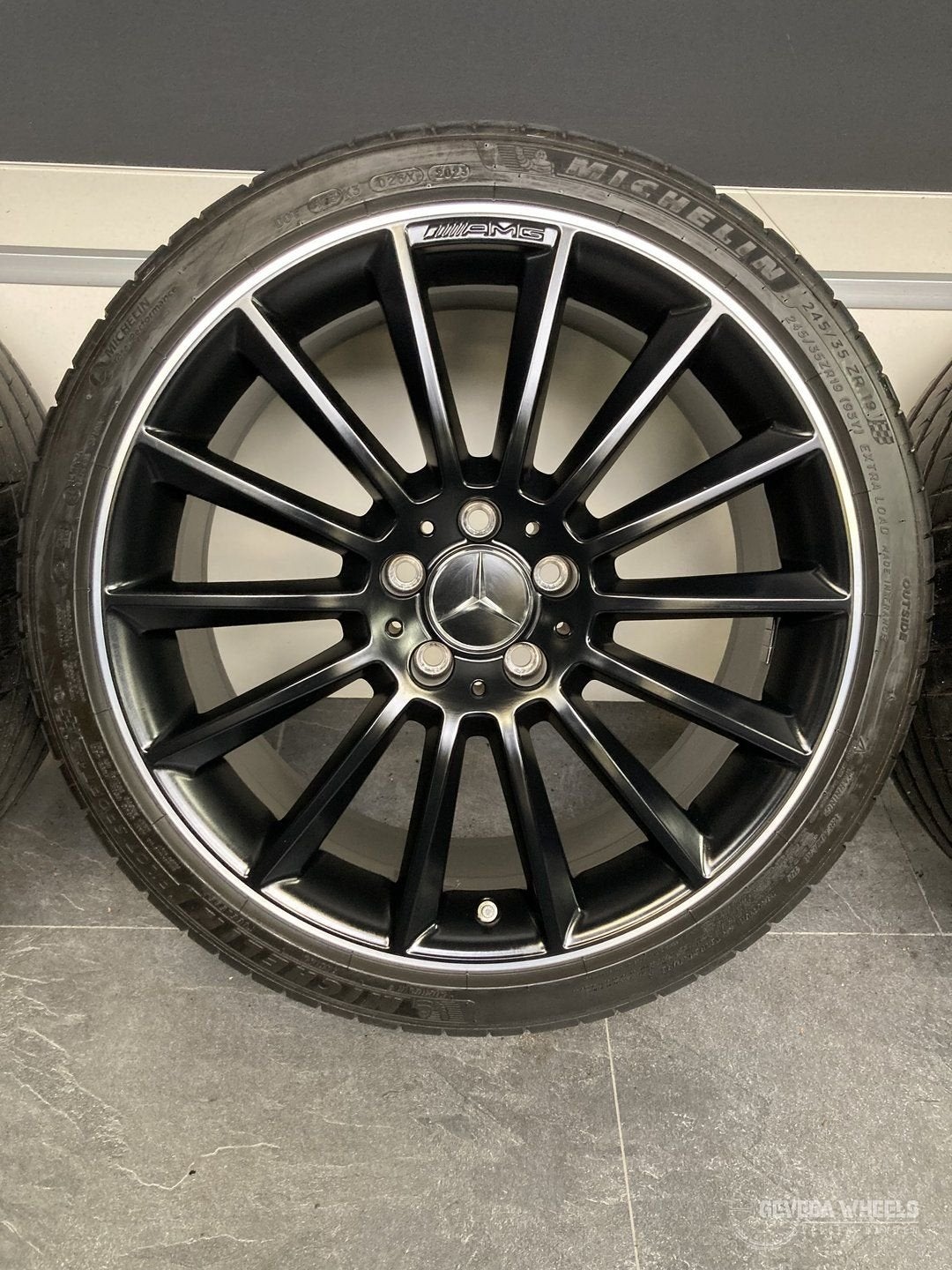 19” originele Mercedes CLA35 C118 X118 AMG velgen + banden, Auto-onderdelen, 19 inch, -, -, Banden en Velgen