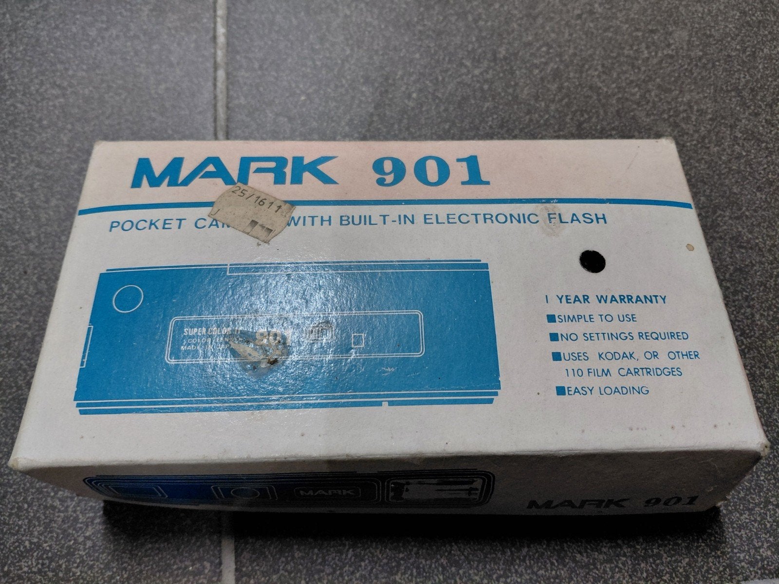 Mark 901 analoge pocket camera, ongebruikt, Ophalen
