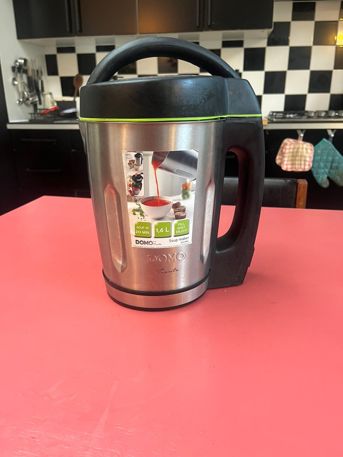 Soepmaker (1,6 liter), Electroménager, Mélangeurs, Enlèvement ou Envoi, Comme neuf, Mélangeur de soupe