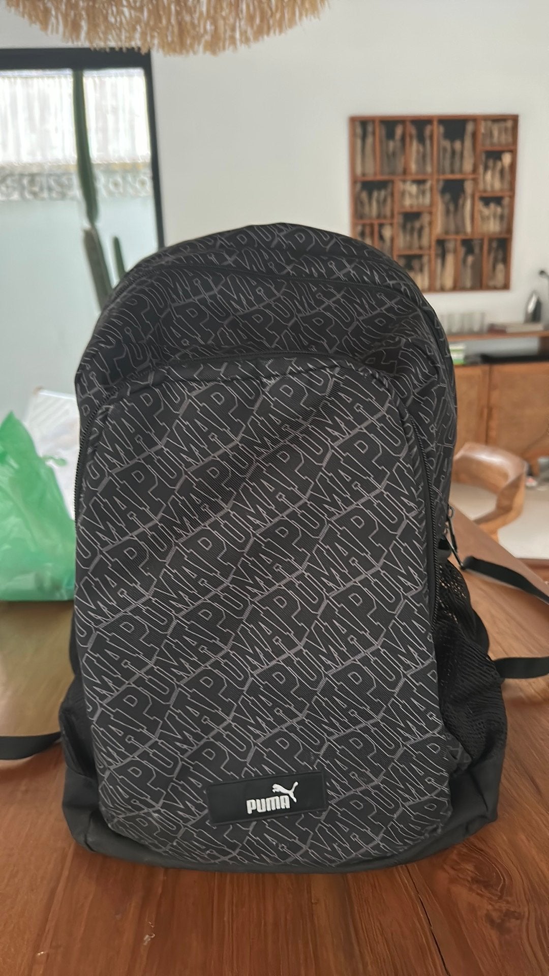 Zwarte puma rugzak, Gebruikt, Verzenden, 25 tot 40 cm, Trekking