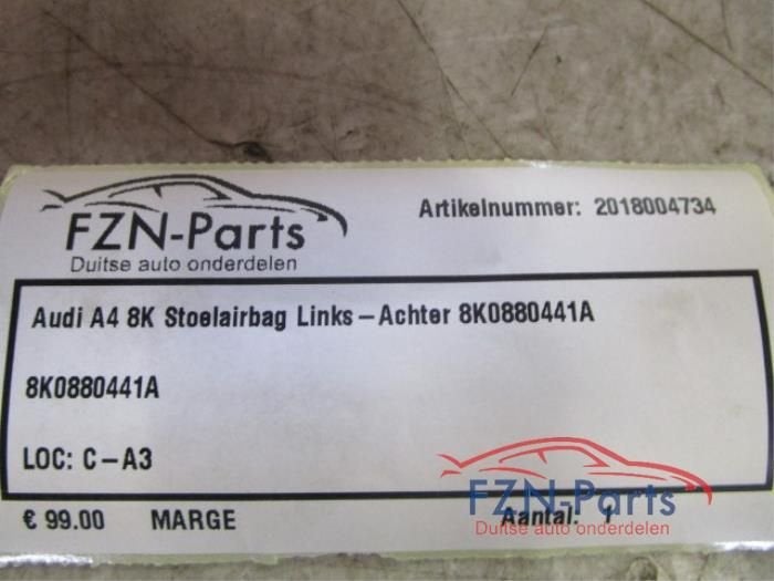 Airbag stoel (zitplaats) Audi A4 (22730677), Ophalen of Verzenden, Gebruikt