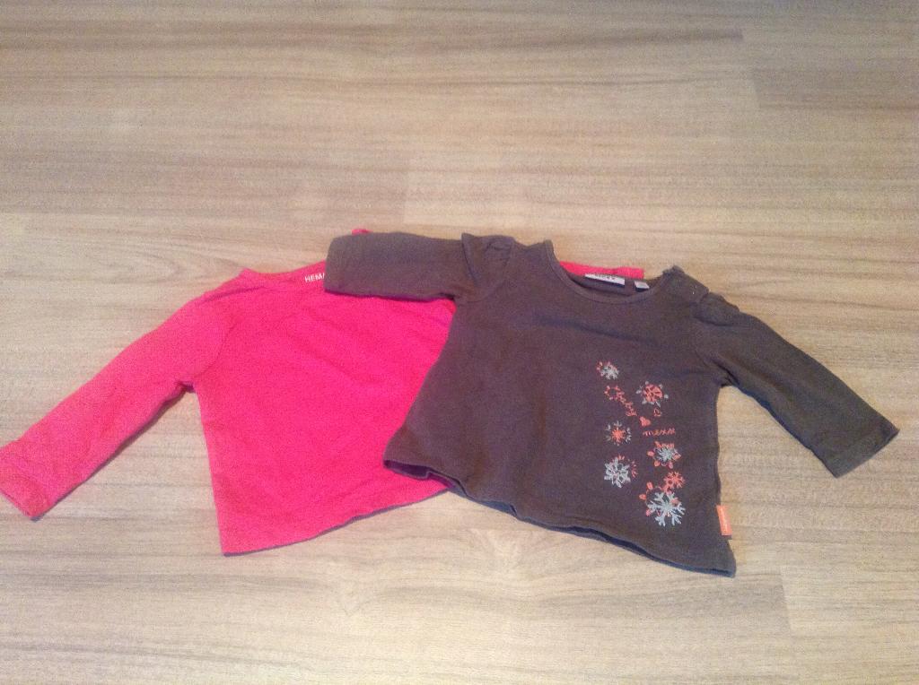 T-shirt Mexx en Hema - maat 62 - 4 maand, Kinderen en Baby's, Babykleding | Maat 62, Gebruikt, Meisje, MEXX., Ophalen of Verzenden