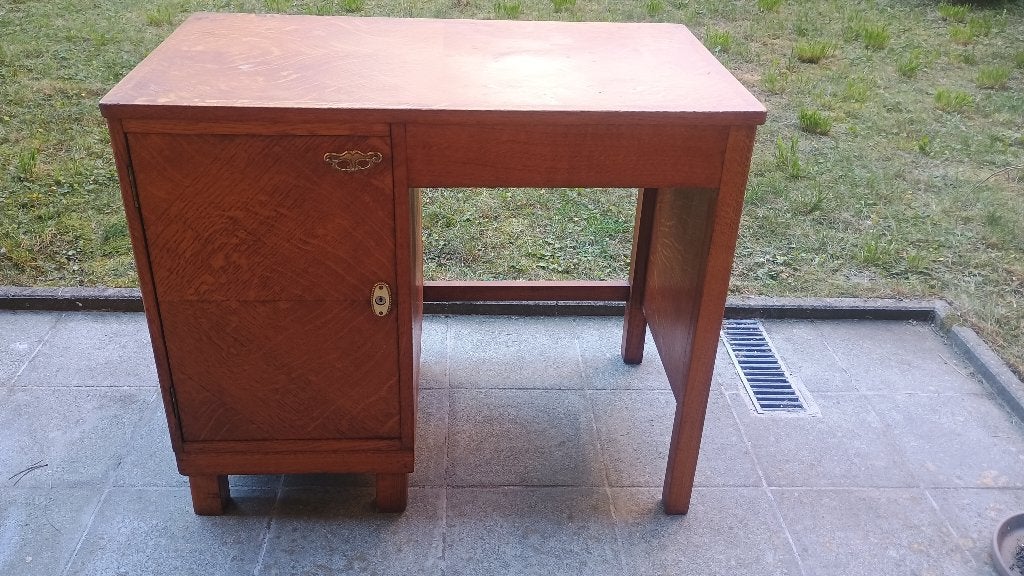 Bureau bois (assez ancien) avec casiers, Autres marques, Vintage, 54 cm, Enlèvement