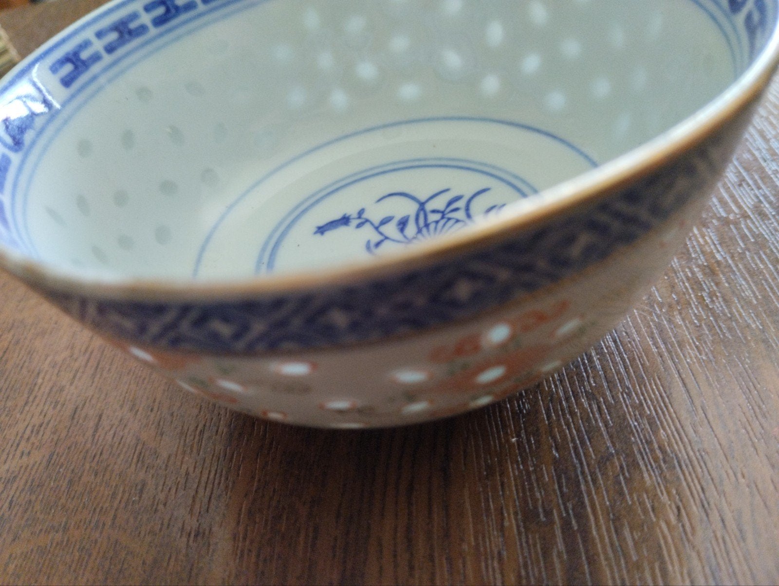 Chinees kommetje met rijstbloemen, Antiek en Kunst, Verzenden