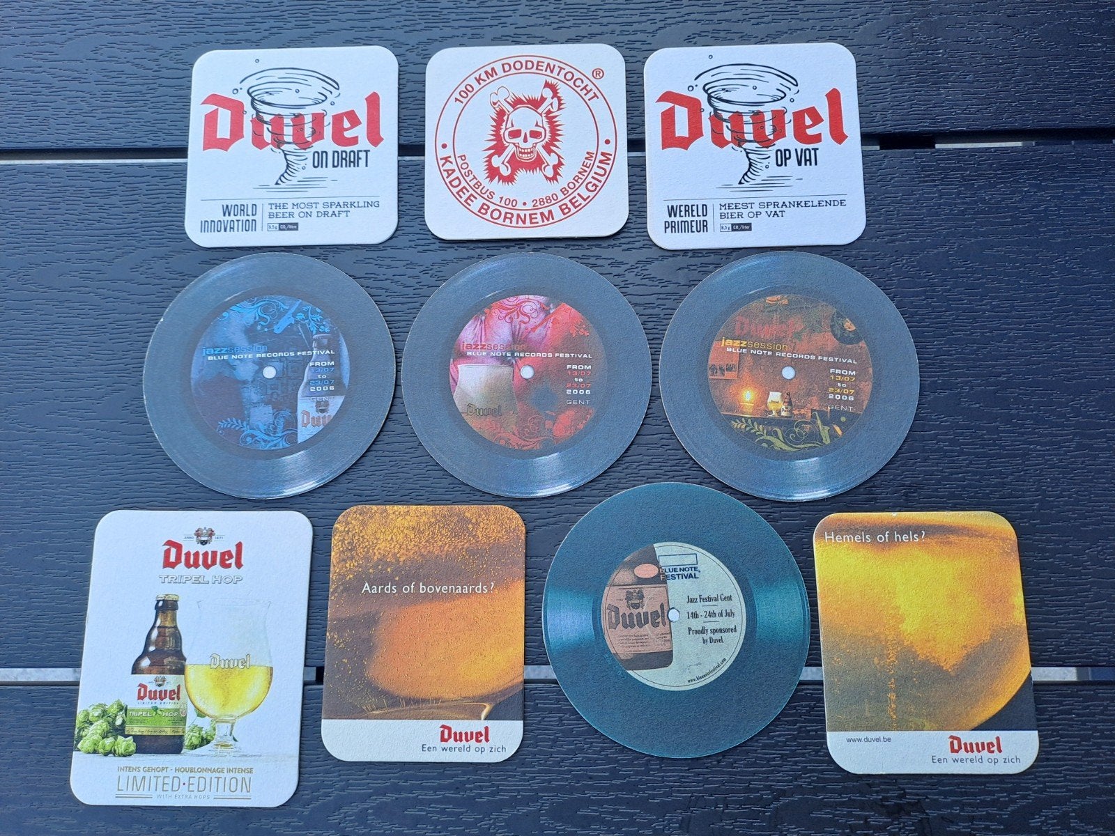 Bierviltjes Duvel moortgat lot van 10 verschillende stuks, Verzamelen, Ophalen of Verzenden