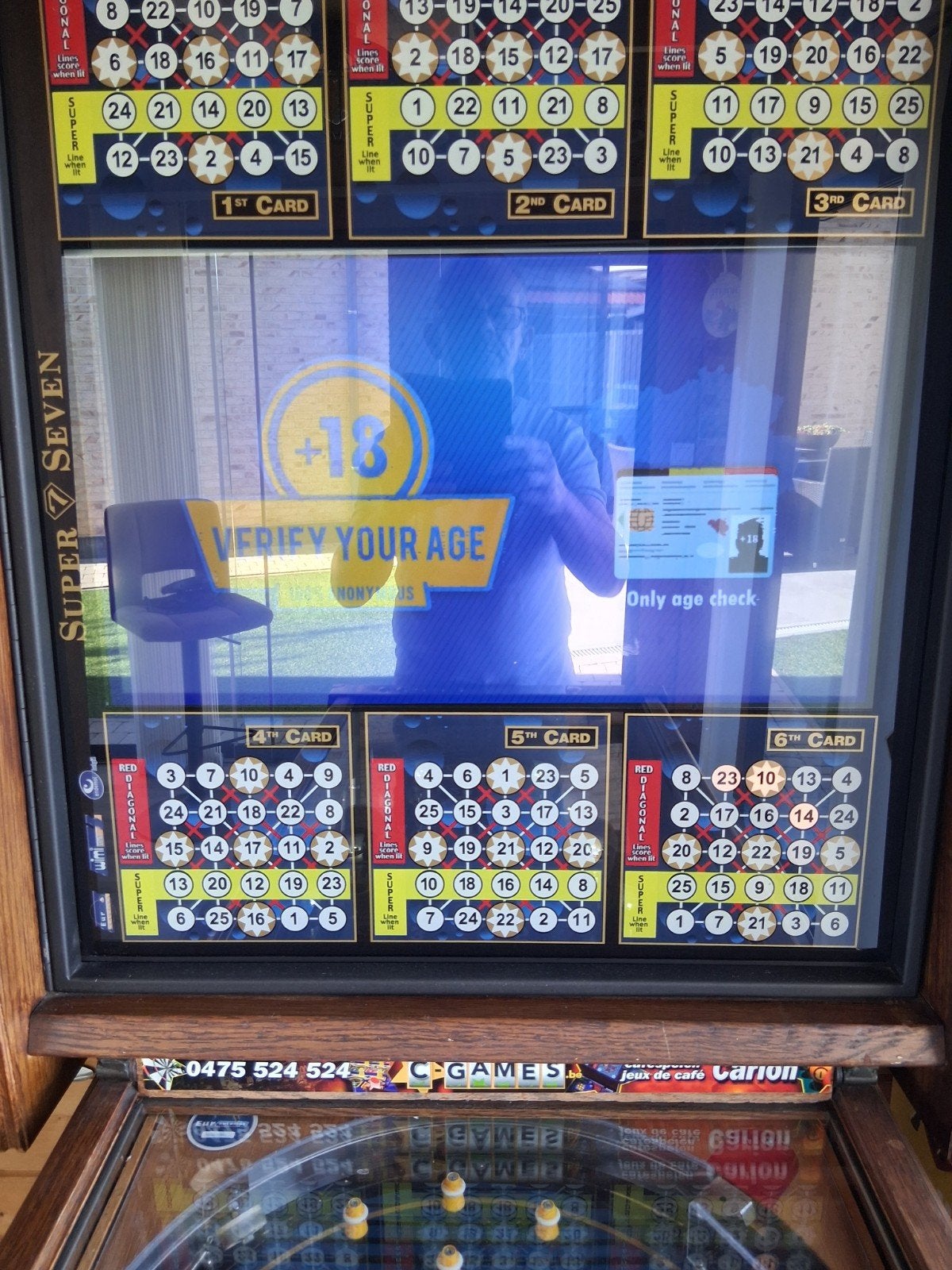 gokkast deal or no deal, Ophalen