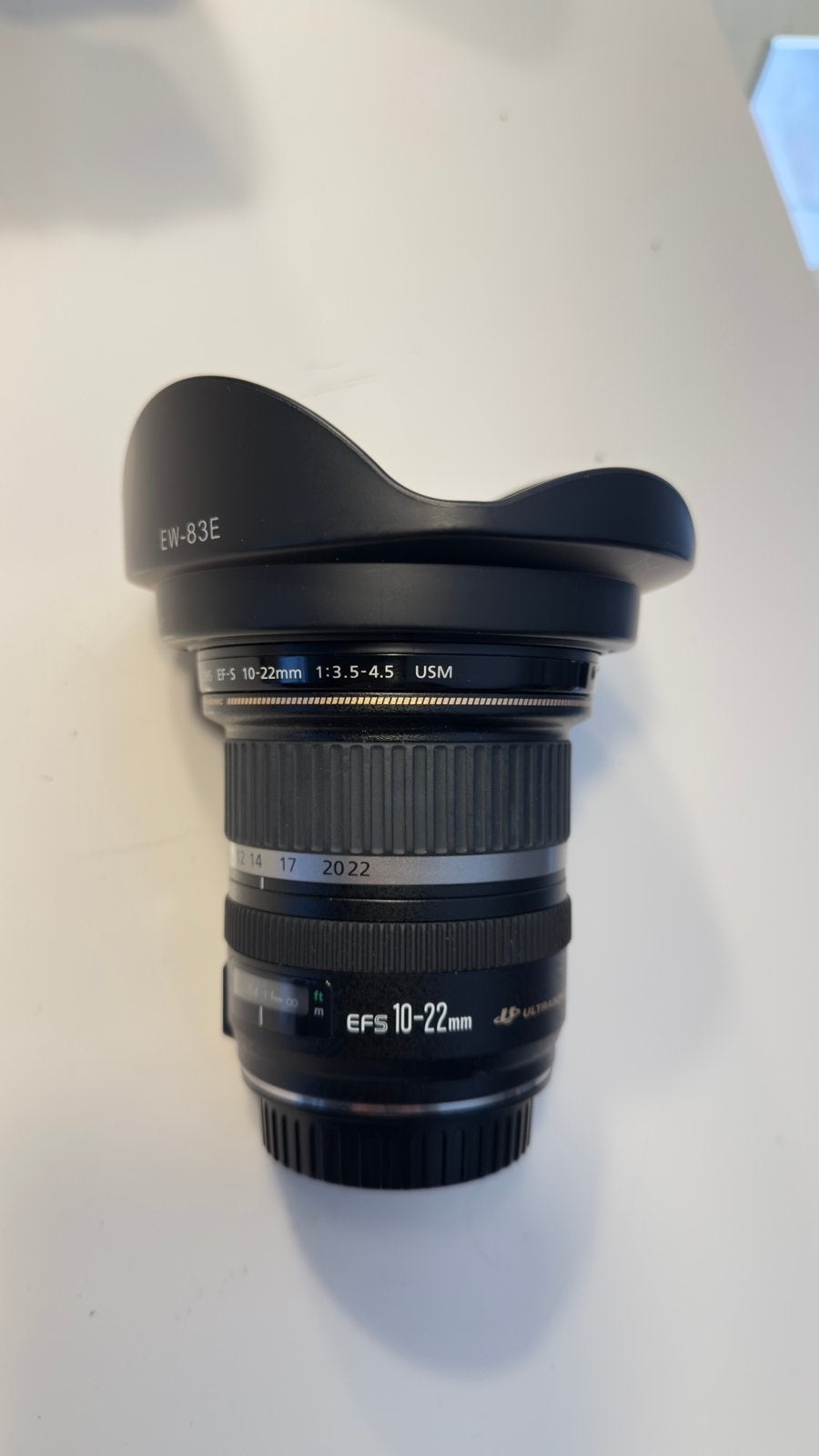 Objectif Canon grand angle ef-s 10-22 usm, Enlèvement, Comme neuf, Canon