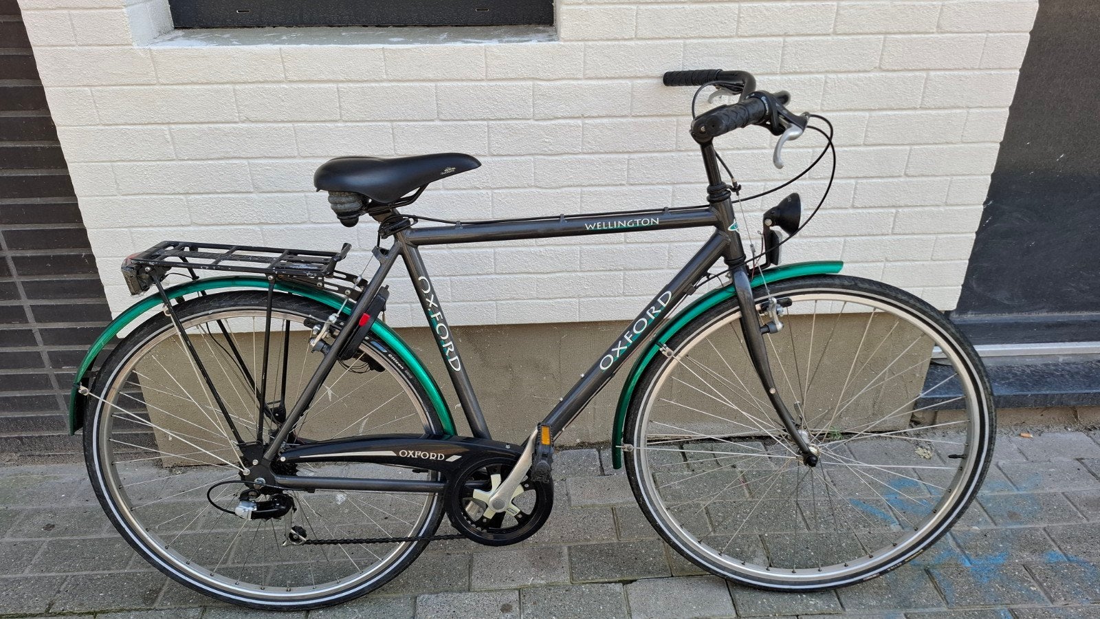 Oxford herenfiets in goede staat maat L, Fietsen en Brommers, Ophalen, Versnellingen
