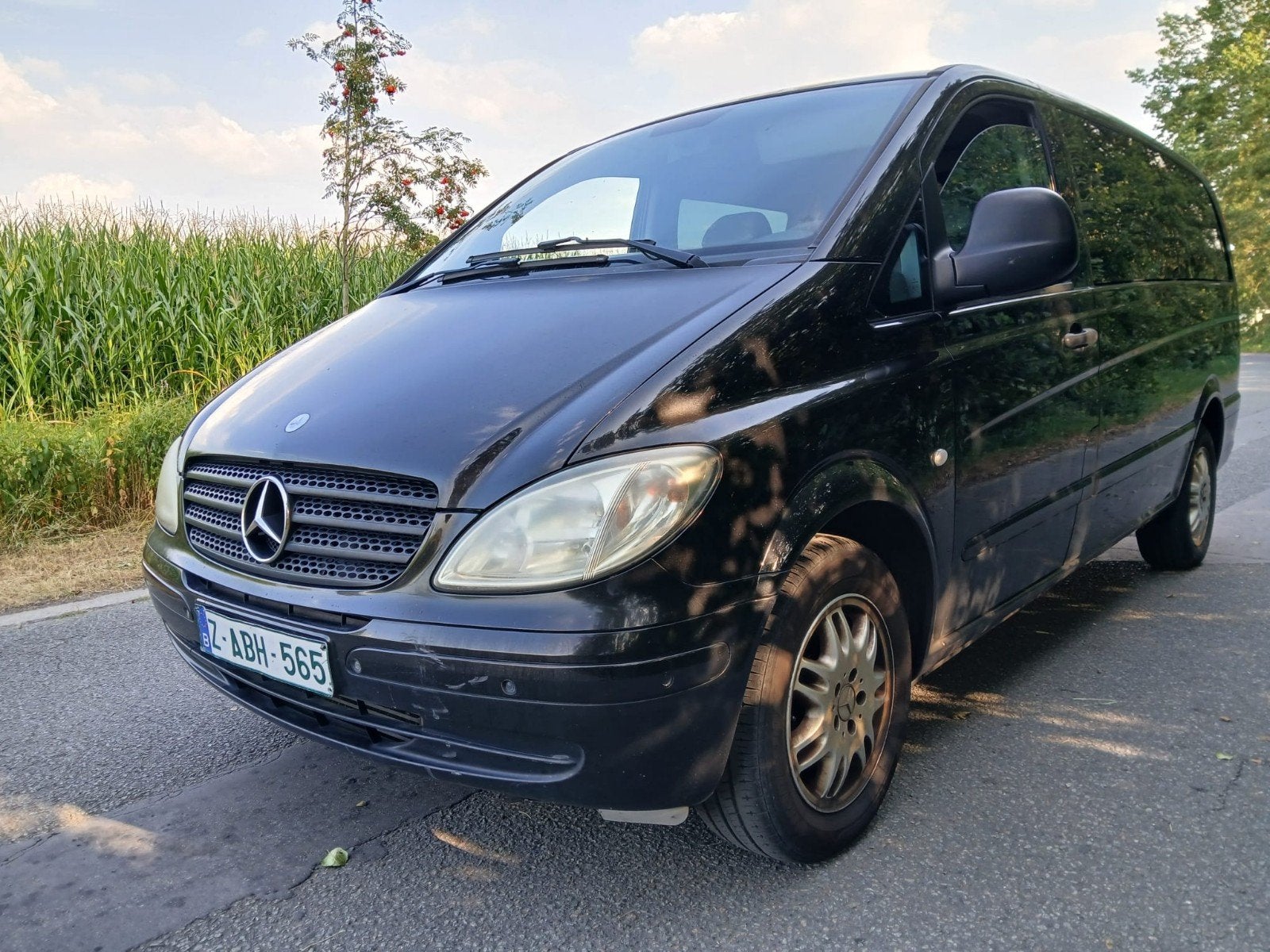 Mercedes-Benz VITO 2.0 CDI/2008/ dubbel cabine /AUTOMAAT, Auto's, Automaat, 4 deurs, Zwart, Bedrijf
