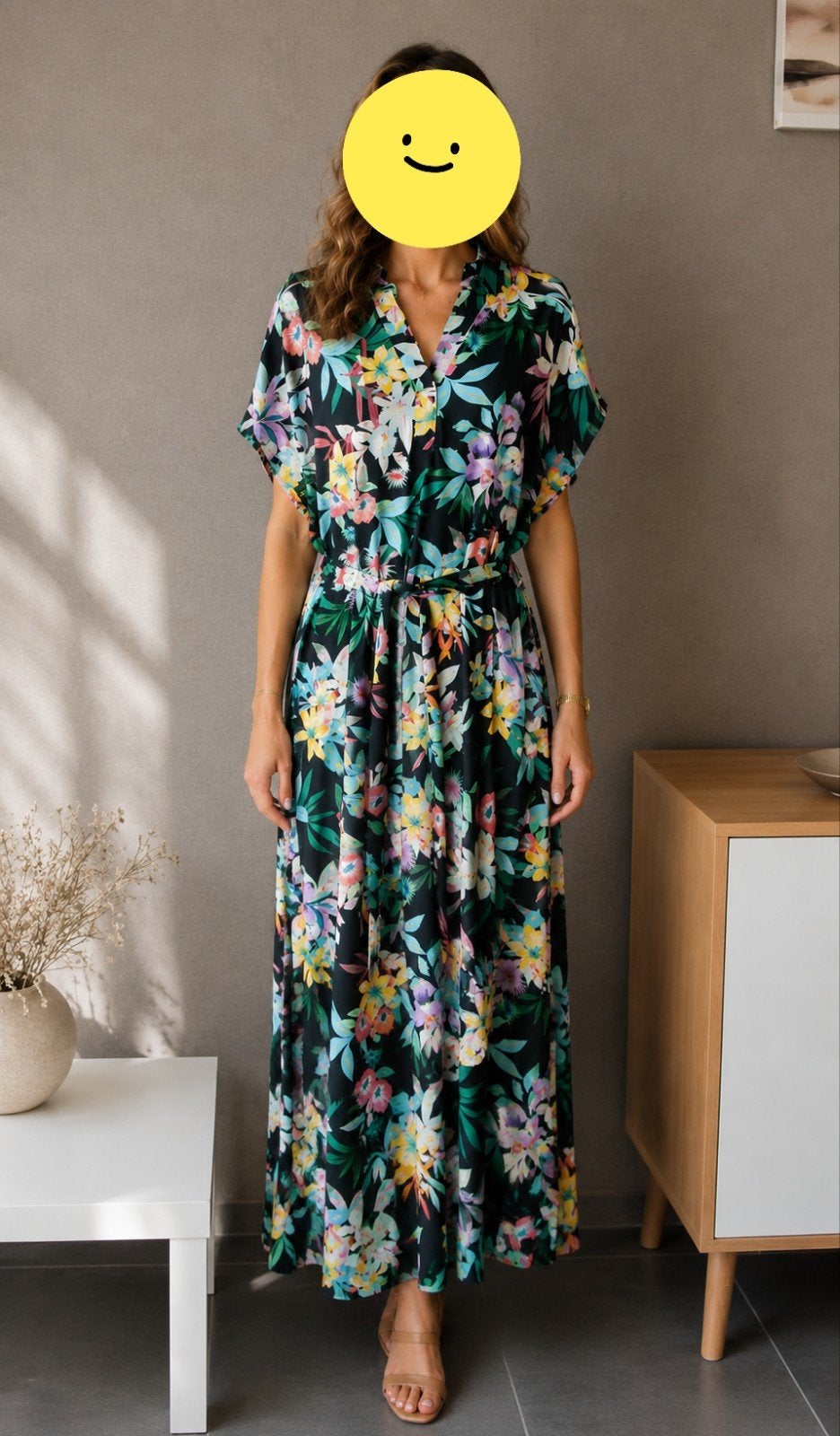 vrolijke bloemenjurk lola liza 40 /42, Kleding | Dames, Jurken, Ophalen of Verzenden
