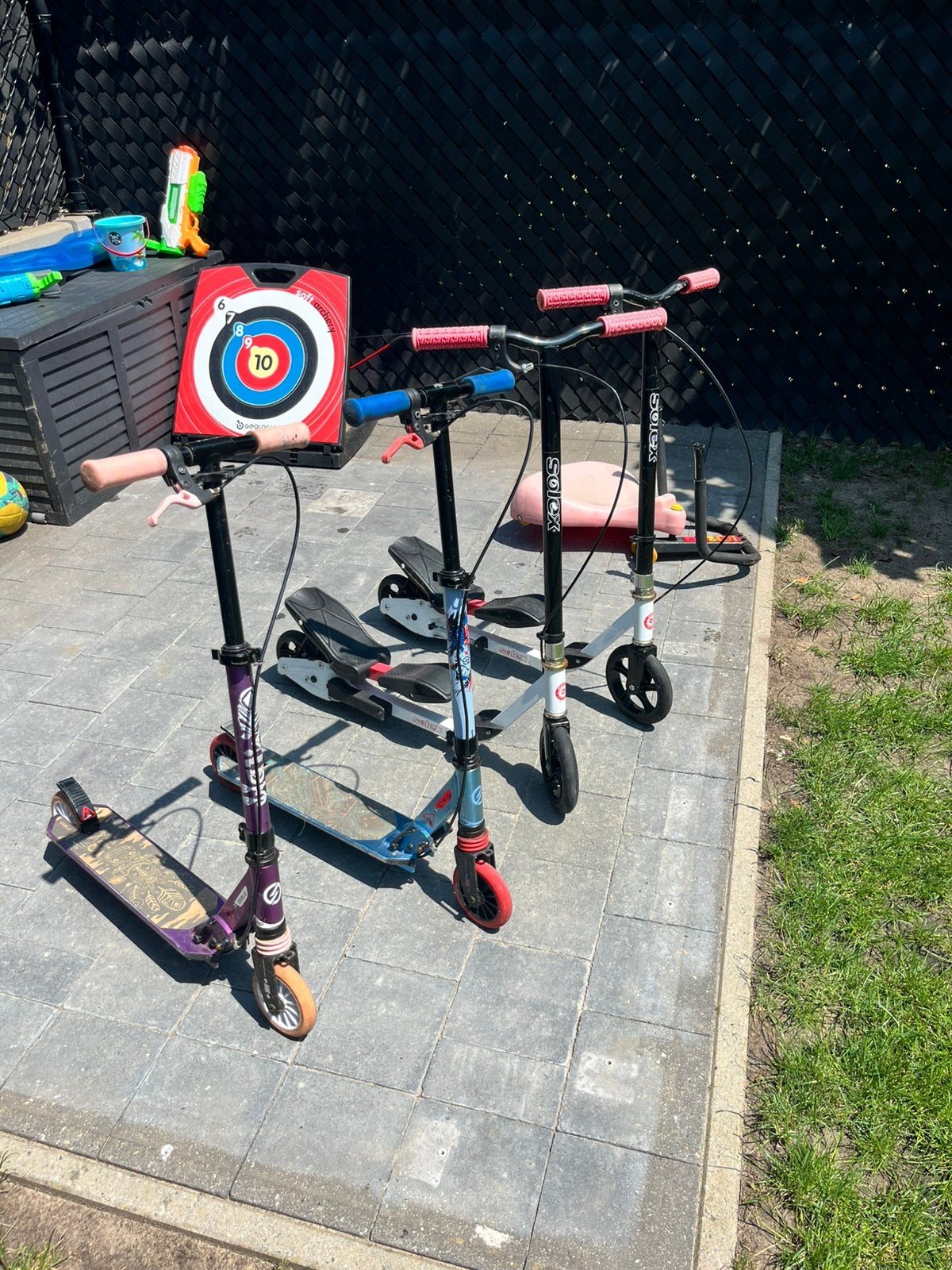 Tuinspeelgoed - steps en skate kart, Ophalen, Gebruikt, Gewone step
