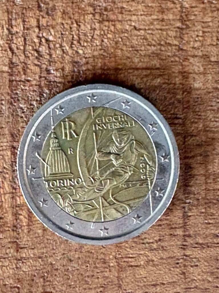 Italië 2 Euro "Torino" 2006, Postzegels en Munten, Ophalen of Verzenden, Italië, 2 euro, Losse munt