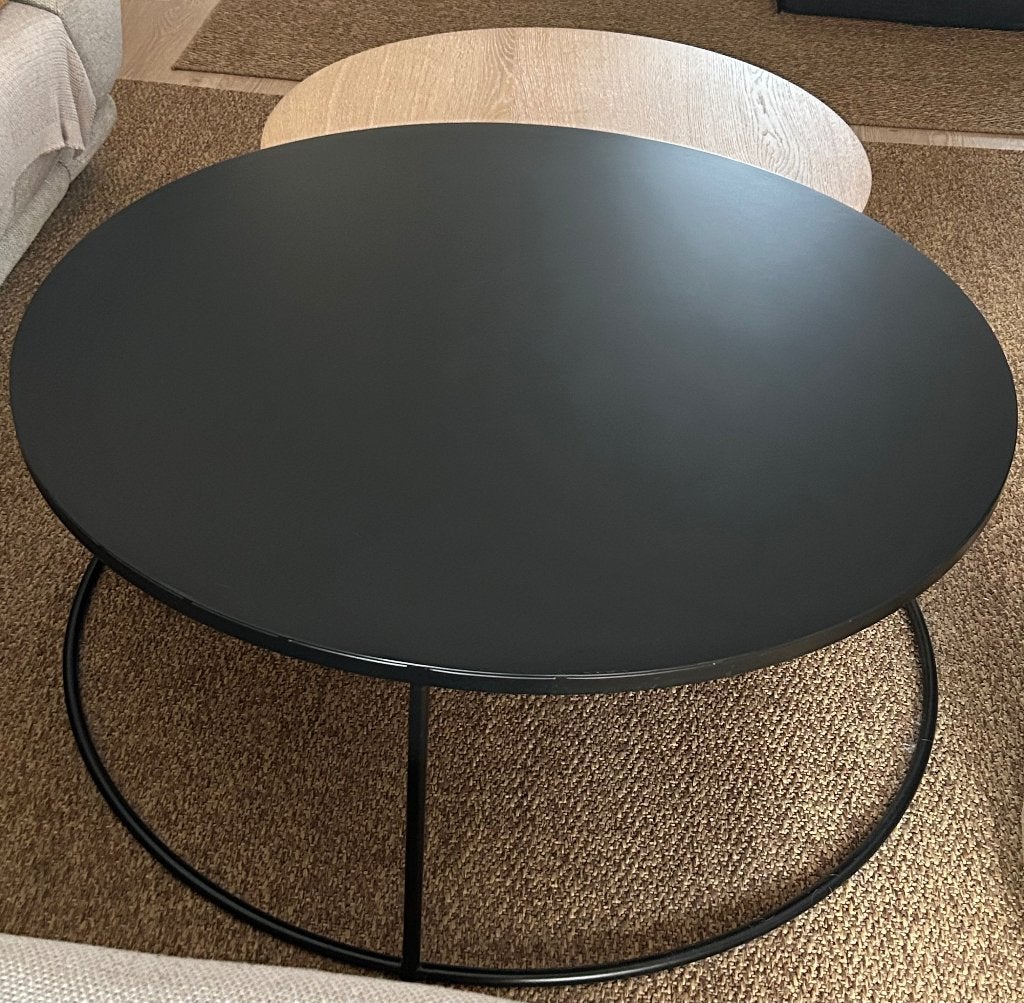 Set van 2 salontafels, Huis en Inrichting, Ophalen, Zo goed als nieuw, Rond