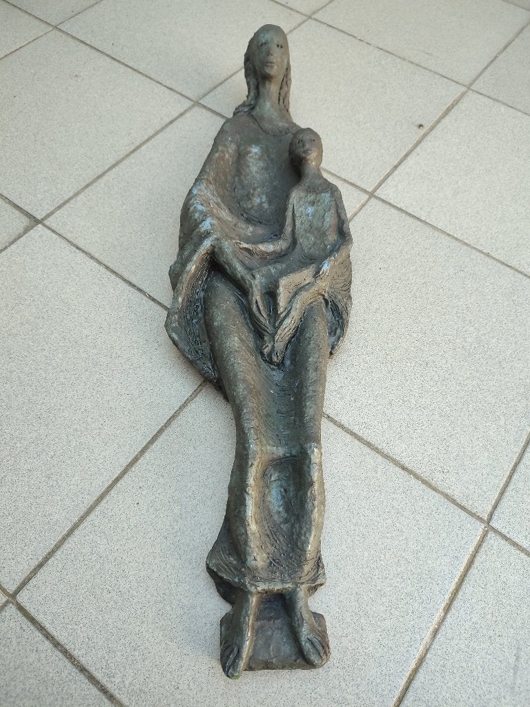 Xlarge ceramic wall decoration ( 77 cm), Antiek en Kunst, Ophalen of Verzenden