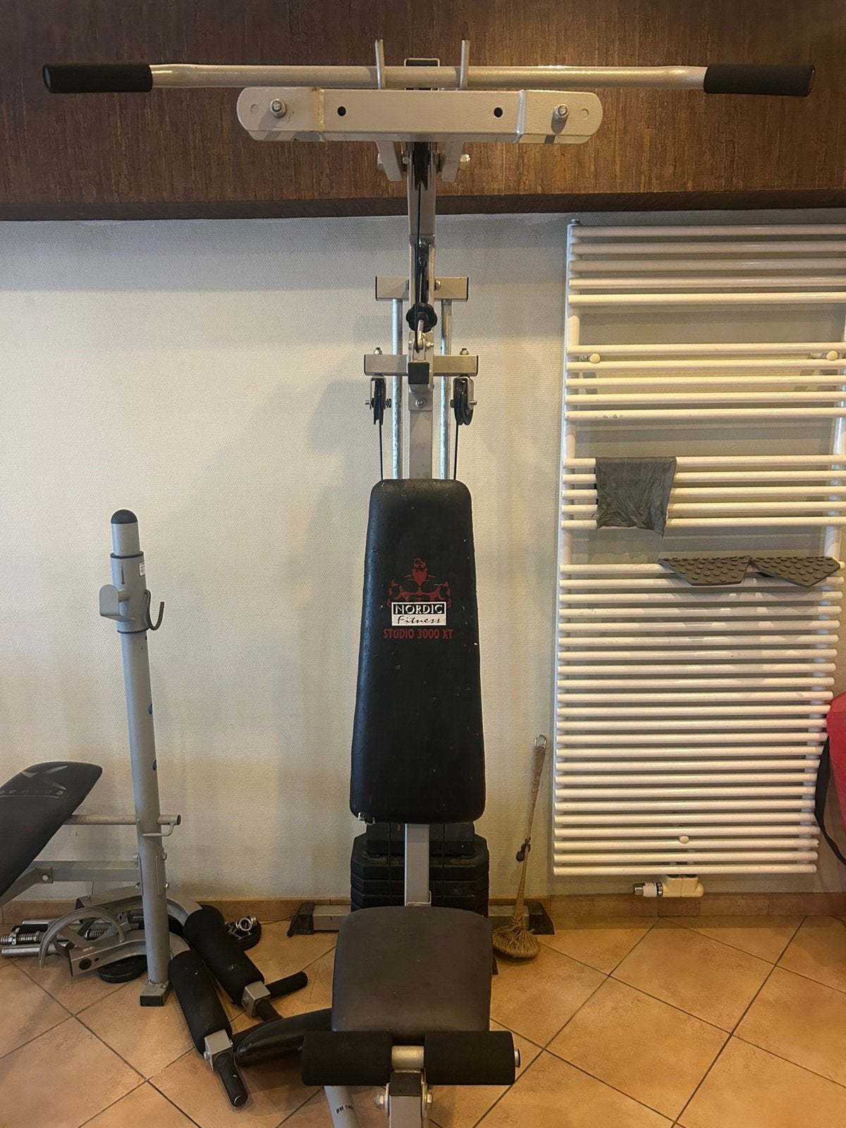 Station musculaire multifonctionnelle | Nordic Fitnes Studio, Comme neuf, Enlèvement, Vélo d'appartement, Métal
