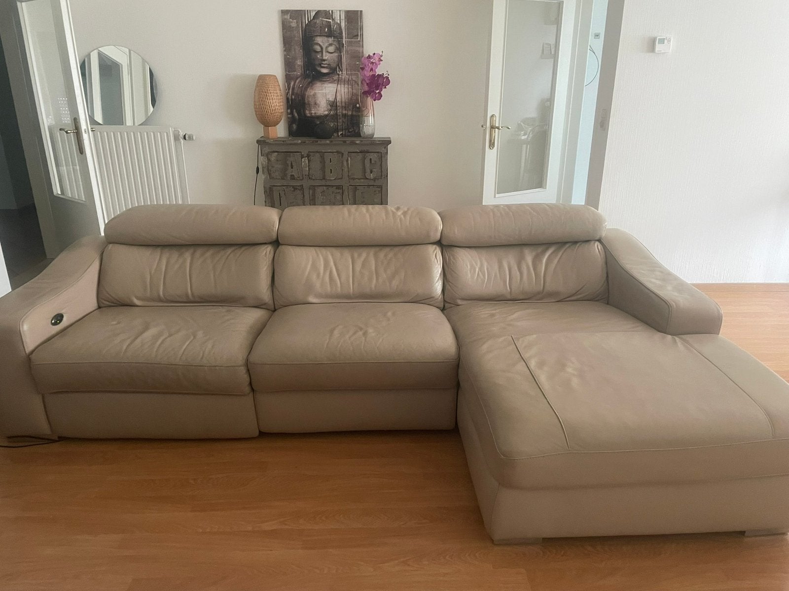 Lederen salon, Enlèvement, Utilisé, Cuir, Landelijk