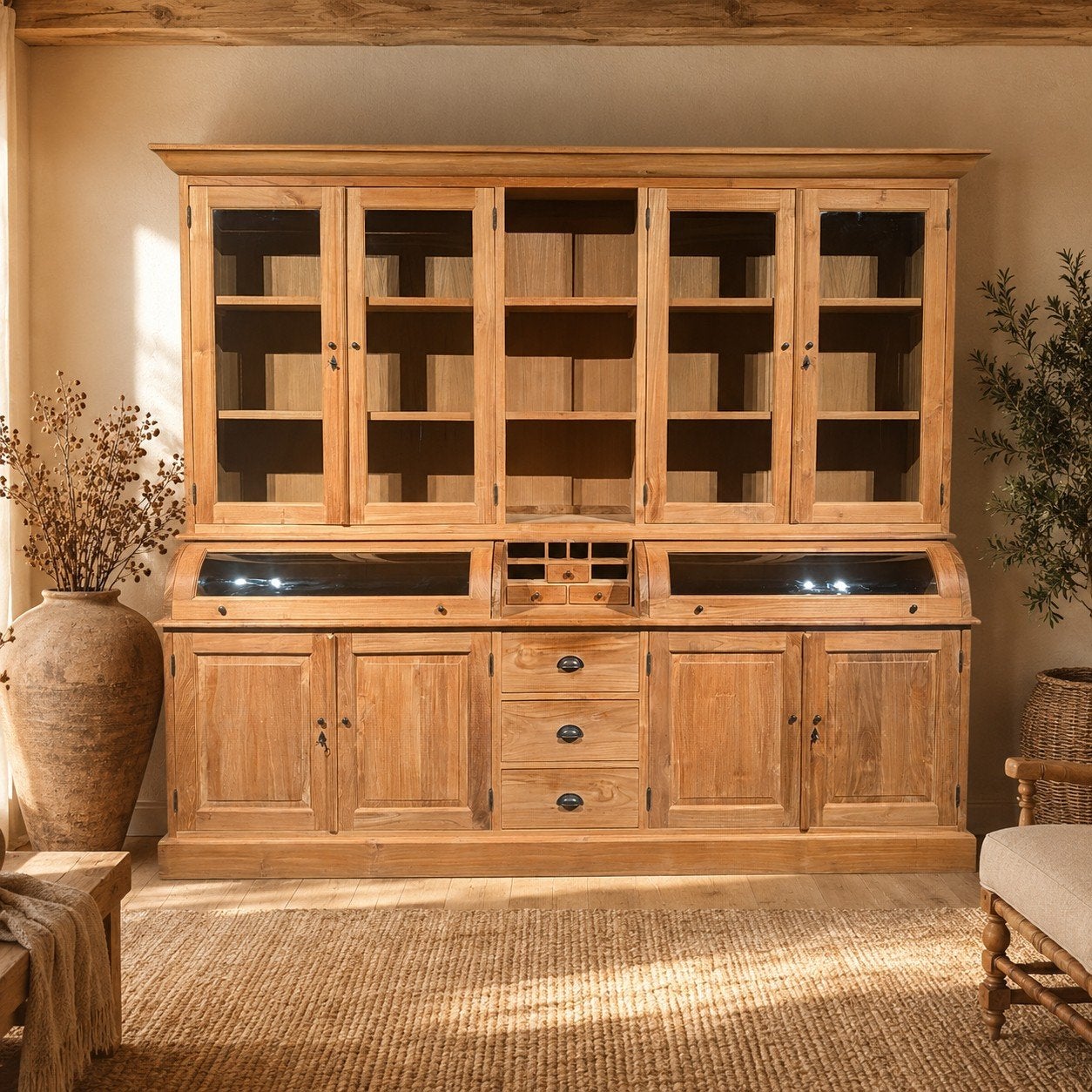 Kast Buffetkast Vitrinekast Grutterskast Apothekerskast Teak