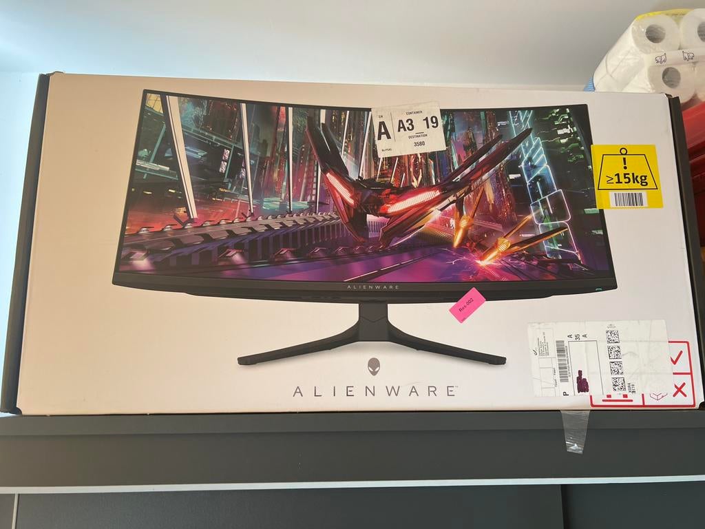 Alienware AW3423DWF 34, Informatique & Logiciels, Moniteurs, Gaming, 151 à 200 Hz, Ultra HD (4K), Enlèvement