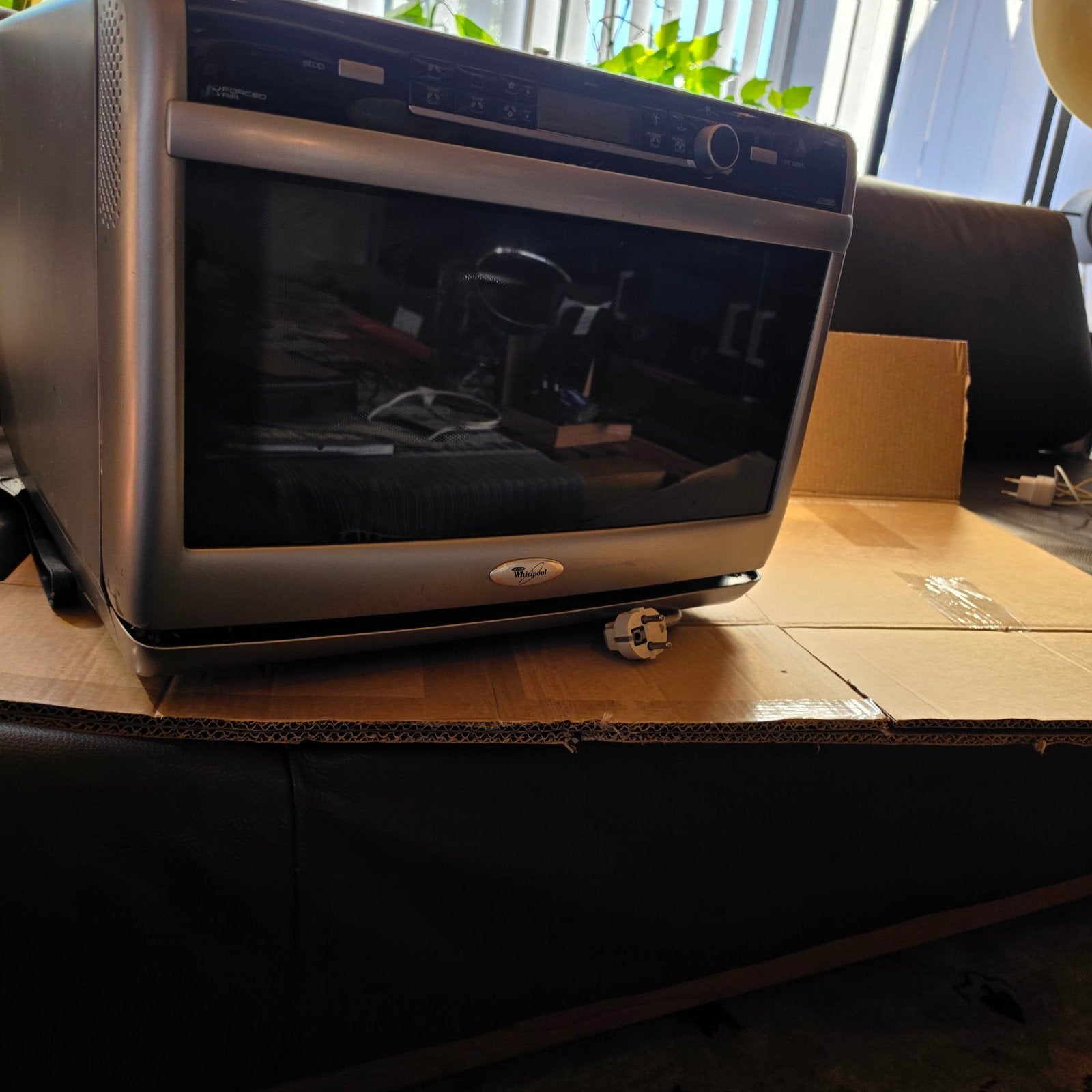 combi microgolf Whirlpol JT368/SL4, Elektronische apparatuur, Ophalen, Gebruikt, Vrijstaand, Combi-microgolfoven