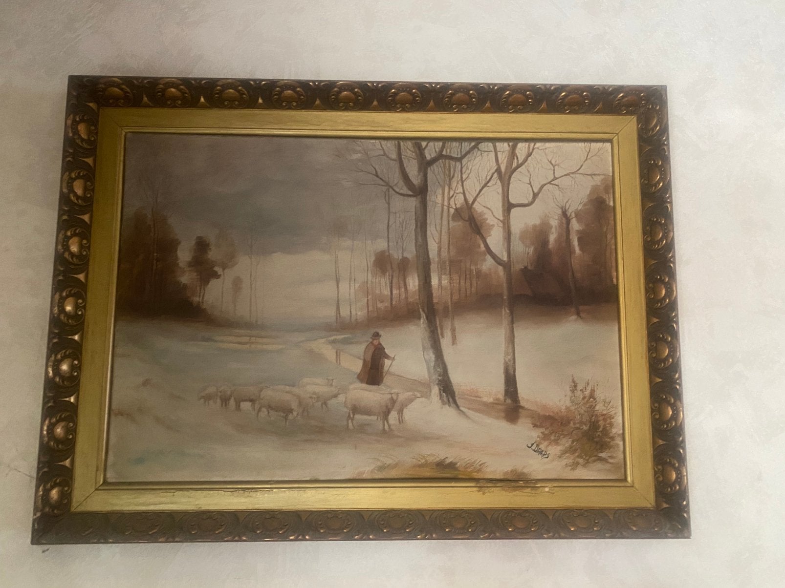 Kunstwerk schilderij op doek, Peint à la main, Peinture à l'huile, Enlèvement, Nature morte