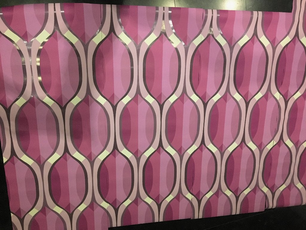 Vliesbehang retro vintage 60s-5 stuks-prijs per rol, Huis en Inrichting, Ophalen of Verzenden, Vliesbehang