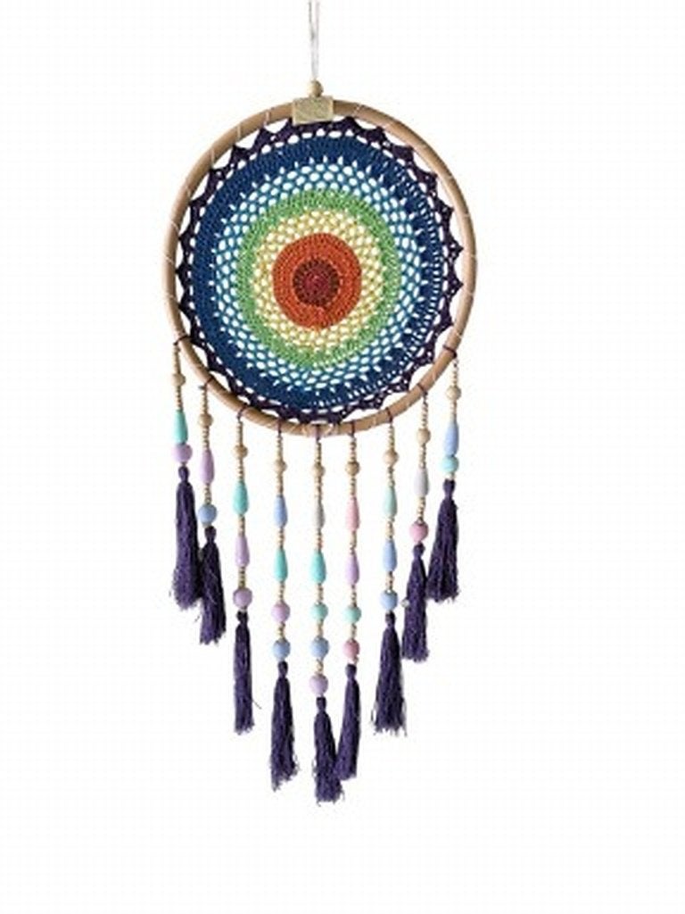 Dromenvanger Chakra met kralen – Ø 32 cm, Neuf, Décoration murale, Enlèvement ou Envoi, Vanackerestraat 59 - 8560 Wevelgem