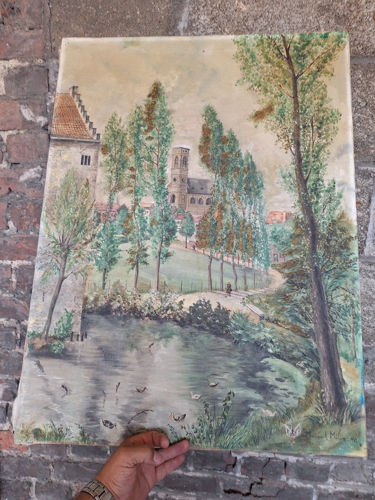 Magnifique tableau, Antiquités & Art, Enlèvement ou Envoi