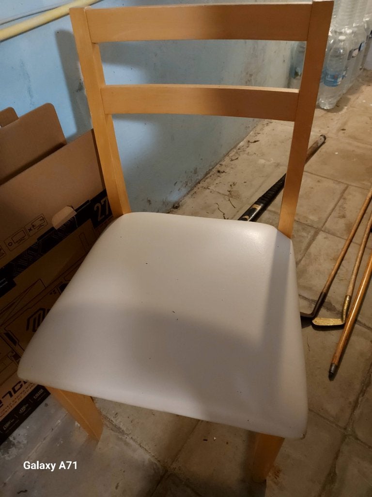 Chaise, Huis en Inrichting, Stoelen, Ophalen, Gebruikt, Wit, Hout