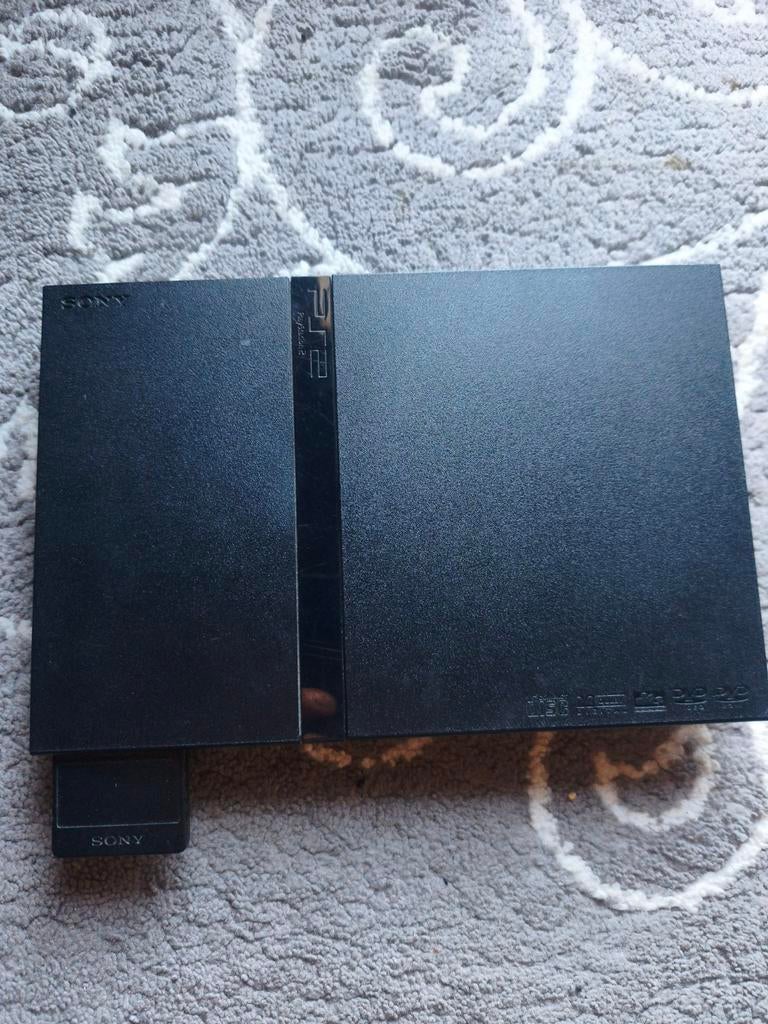 PlayStation 2, Games en Spelcomputers, Spelcomputers | Sony PlayStation 2, Ophalen, Zwart, Met games, Zo goed als nieuw