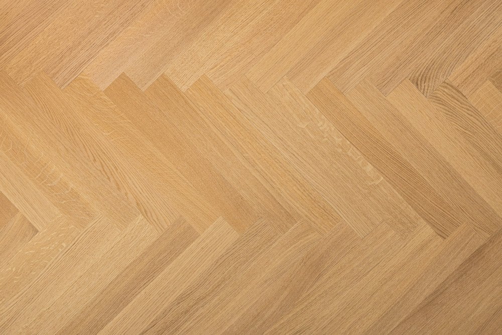 Eiken visgraat, 1 keuze, 11x70x490mm - onbehandeld, Doe-het-zelf en Bouw, Vloerdelen en Plavuizen, Nieuw, Parket, Hout, Minder dan 50 cm