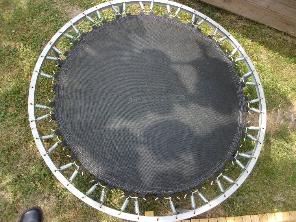 trampoline diameter 120cm, Ophalen