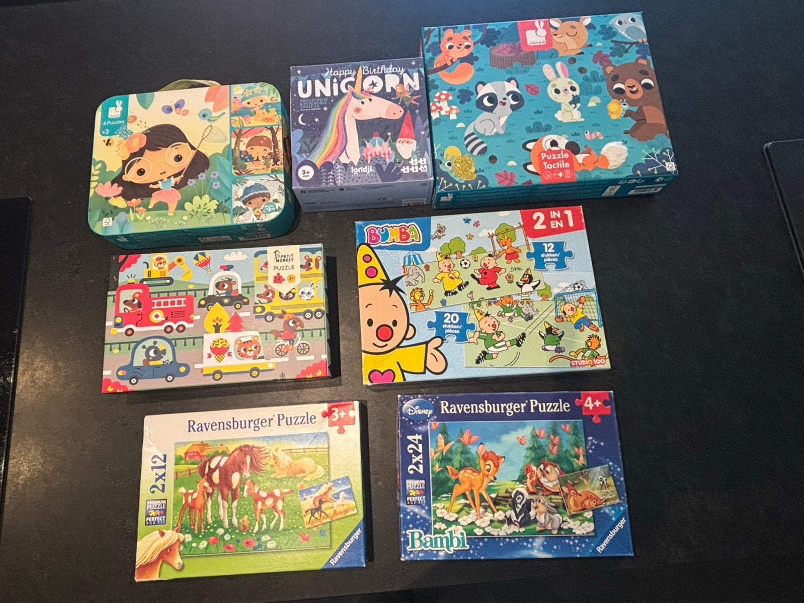Puzzelset 7 stuks, Ophalen, Gebruikt