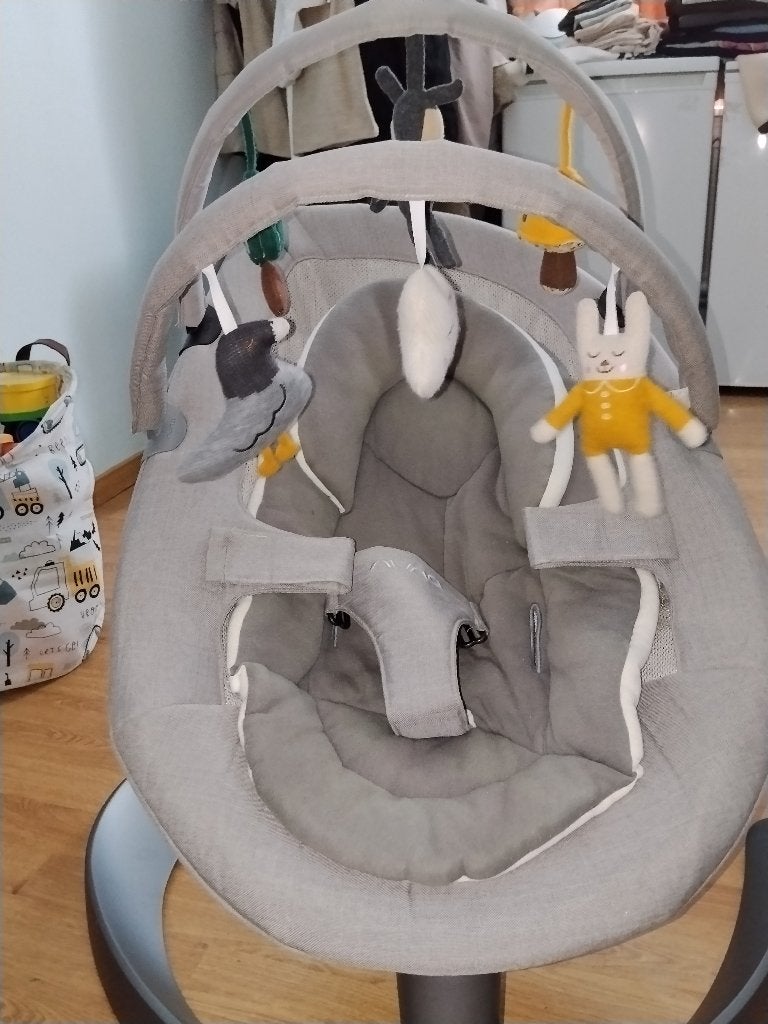 Relax / nacelle / transat NUNA Leaf avec 2 arches de jeu, Enfants & Bébés, Autres marques, Comme neuf, Enlèvement, Avec ceinture(s)