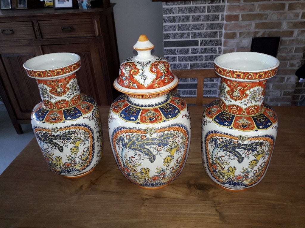 Chinese Vazen, Huis en Inrichting, Ophalen, 35 cm, Nieuw, Steen/keramiek