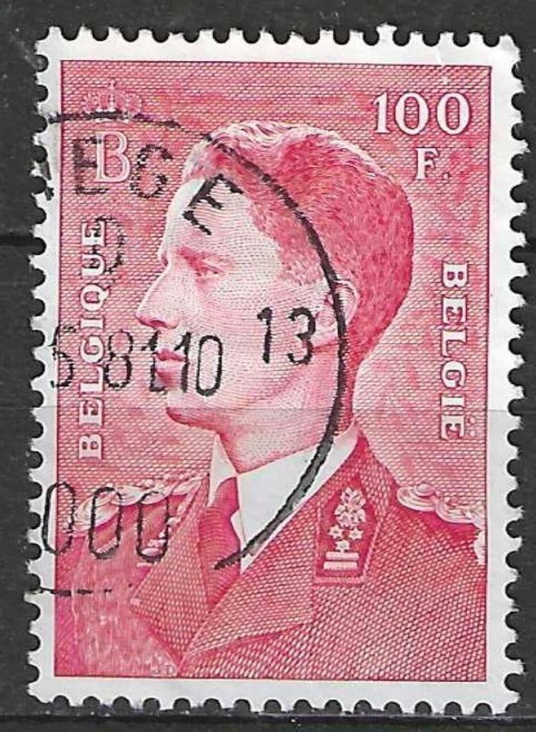 Belgie 1958/1962 - Yvert/OBP 1075 - Koning Boudewijn (ST), Verzenden, Gestempeld, Gestempeld, Koninklijk huis
