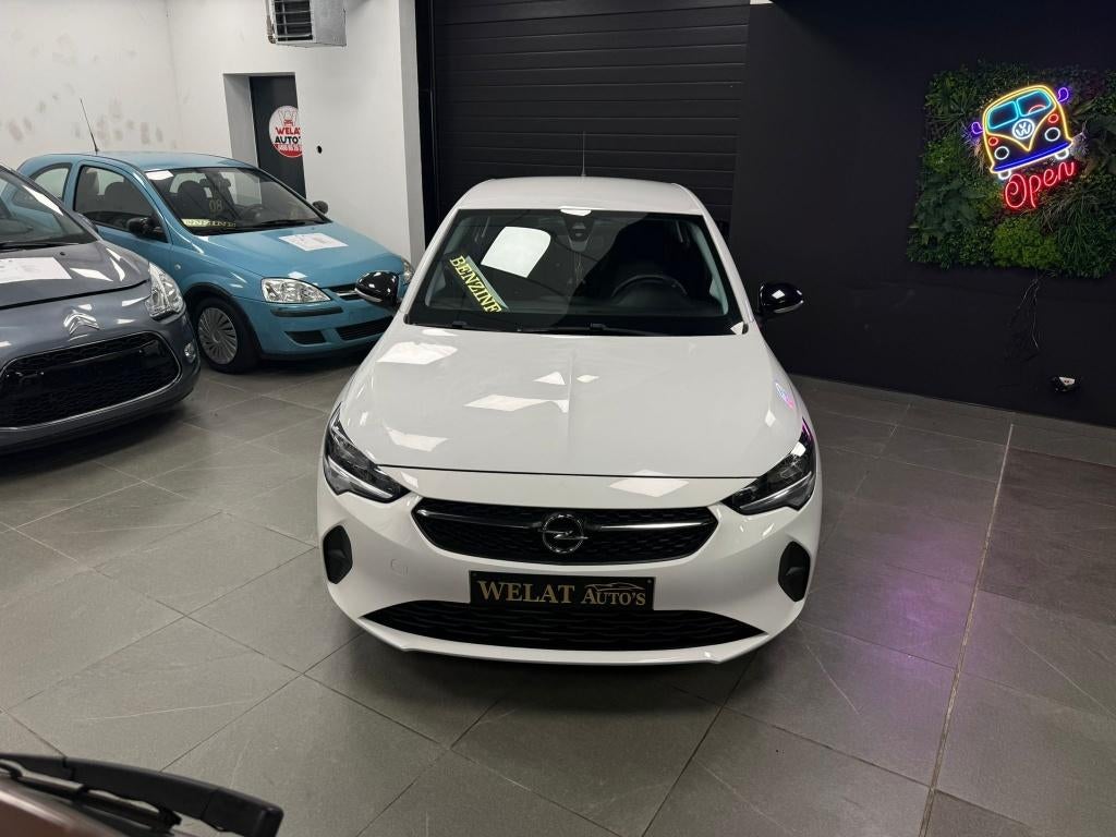 OPEL CORSA 2020 BENZINE EURO 6/ NIEUWE STAAT, Auto's, Bluetooth, 75 kW, Wit, Bedrijf