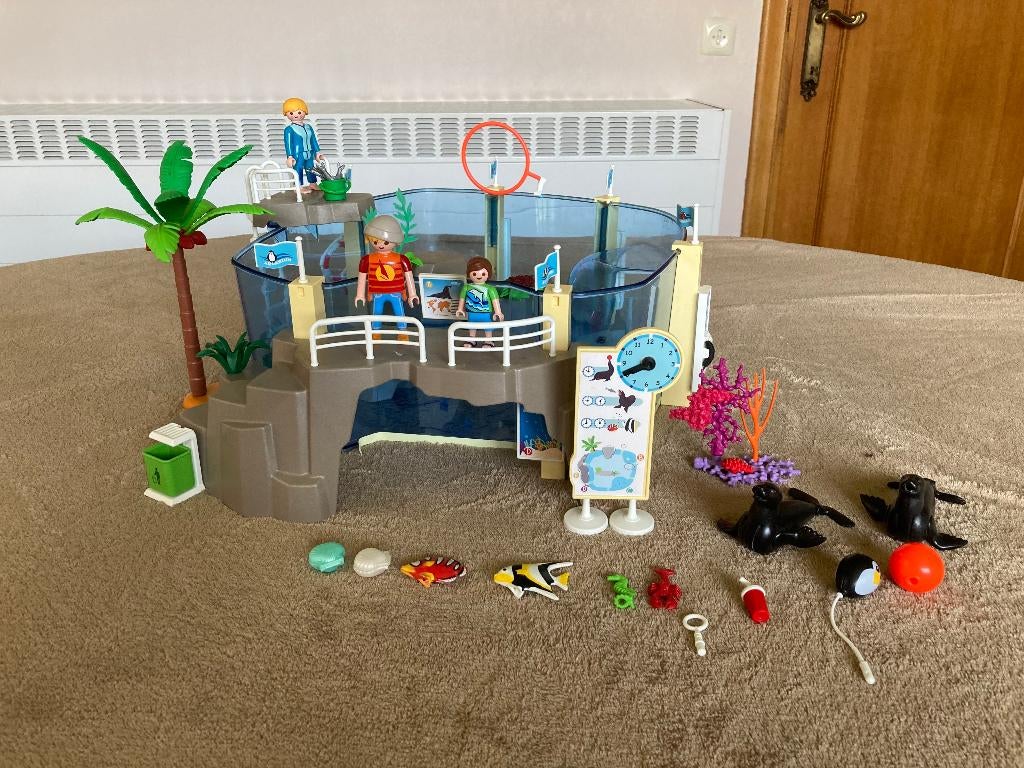 Playmobil Zee aquarium (compleet met doos + boekje)  4-10 j, Ophalen of Verzenden, Zo goed als nieuw